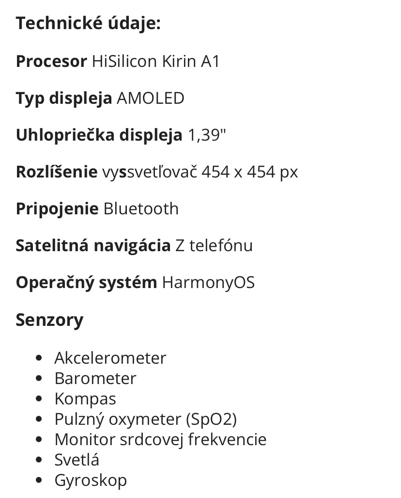 Huawei watch GT 2 cierne panske - 14