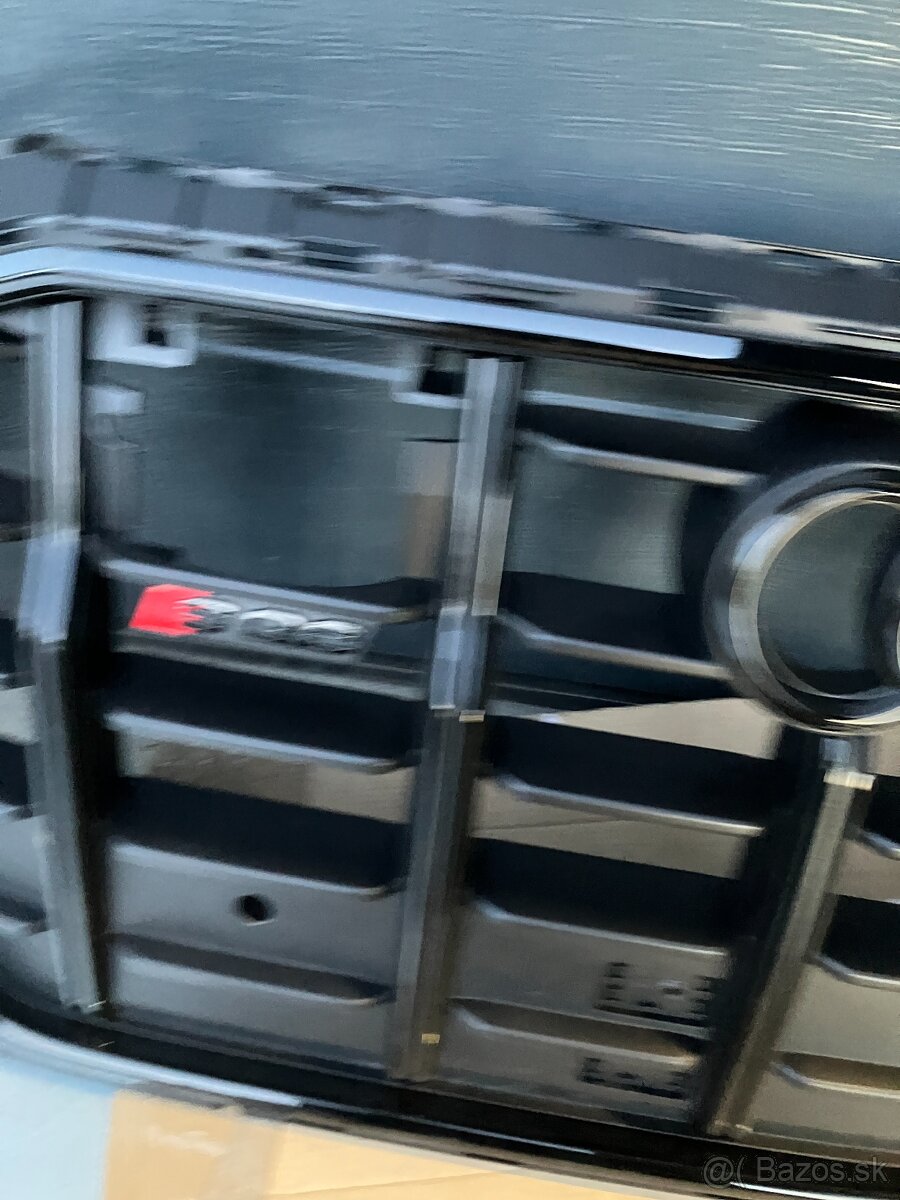 maska mrizka grill audi q8 19- cerna sq8 - 14