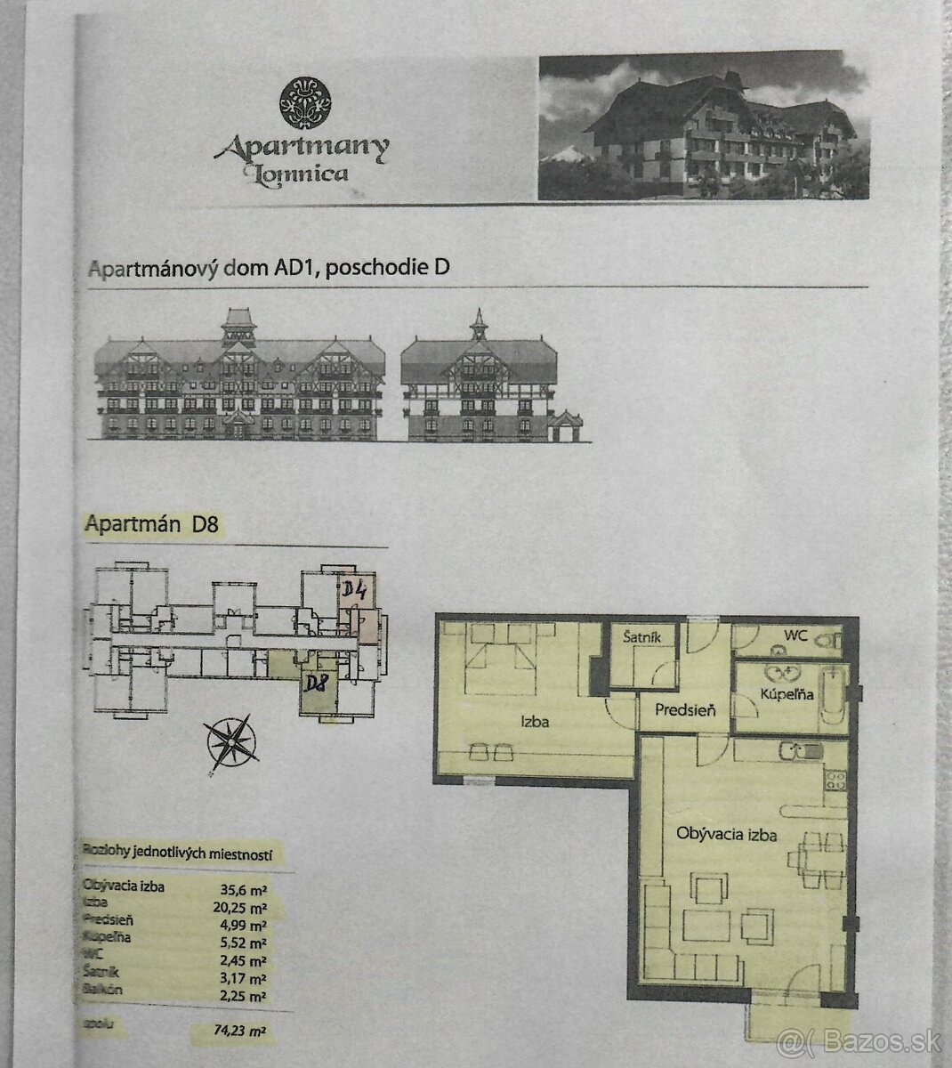 Priestranný byt v Apartmánoch Lomnica v Tatrách - 14