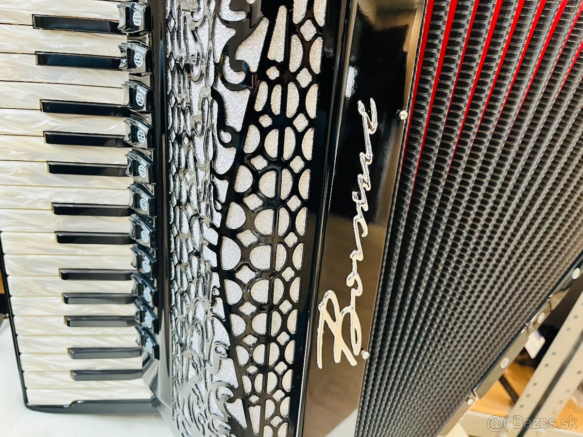 Predám profesionálny akordeón Borsini Wienna 374- 96 basový - 14