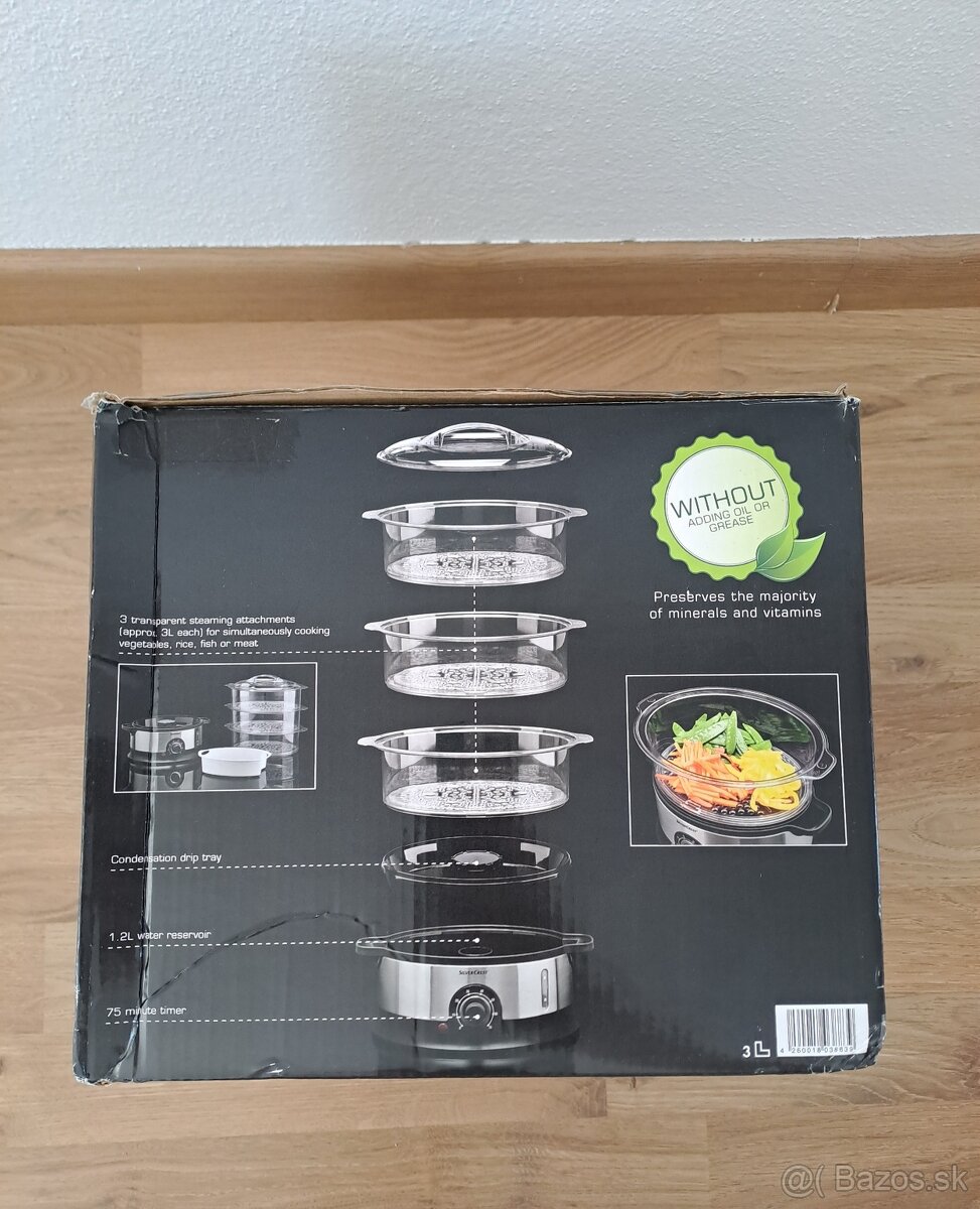 nový parný hrniec s časovačom, 800W , Approx.3l - 14