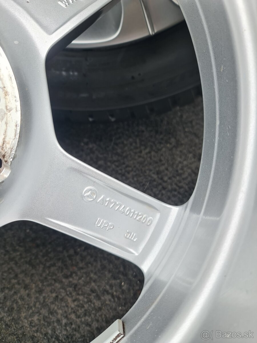 M.BENZ 5X112 R17 PLUS ZIMNE PNEU 205/55 R17 - 14