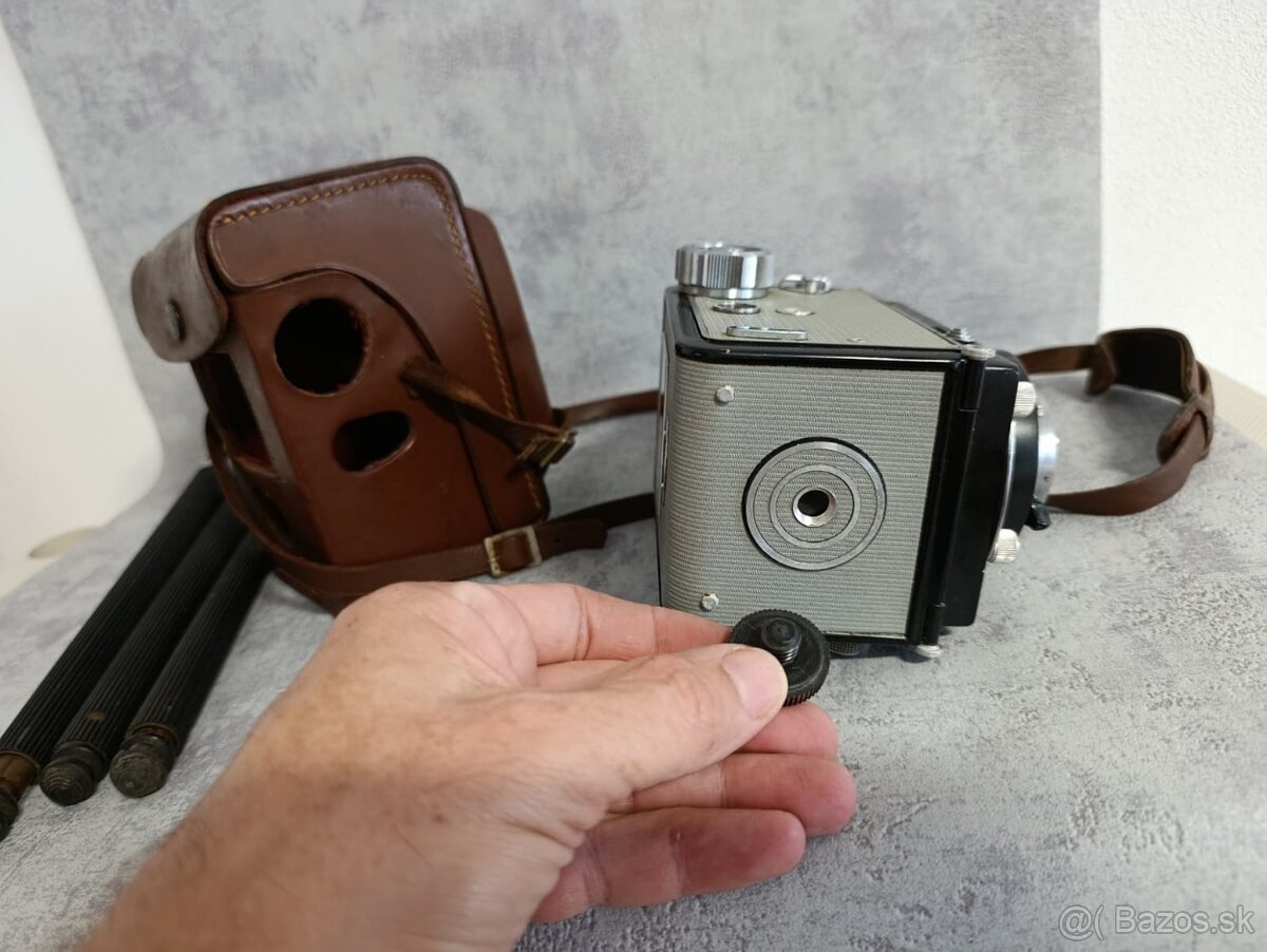 Fotoaparat Flexaret automat + koz.pouzdro + stativ - 14