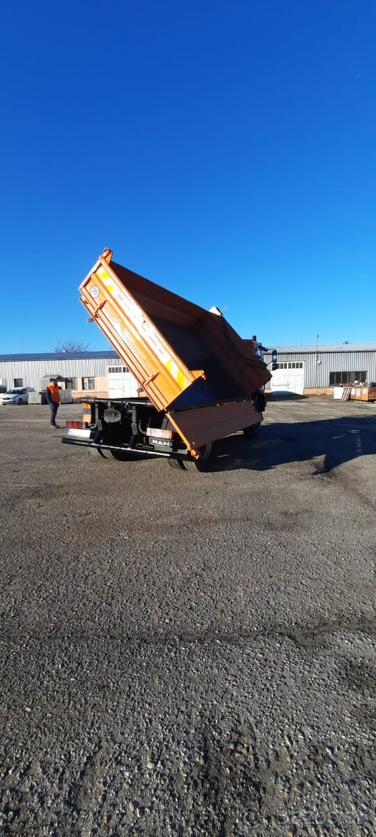 MAN LE 18.250 BB hydraulická ruka 4x4 trojstranný sklápěč - 14