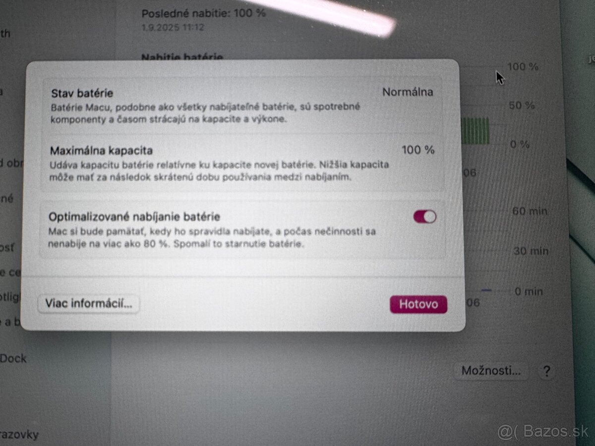 Predám málo používaný MacBook 13” 2024 M3, 256 GB. - 14