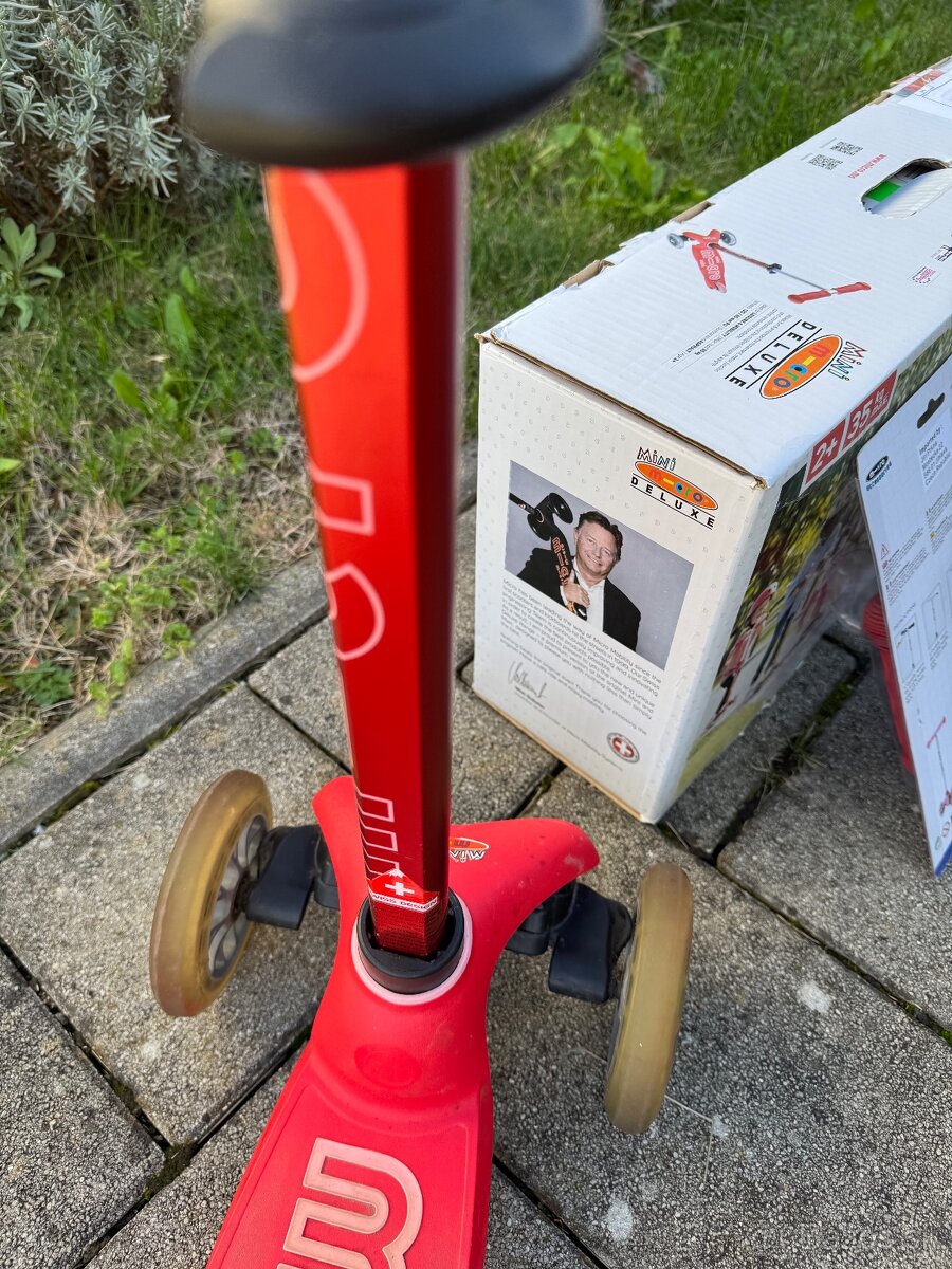 Kolobežka Mini Micro Deluxe červená, v 2r+ - 14