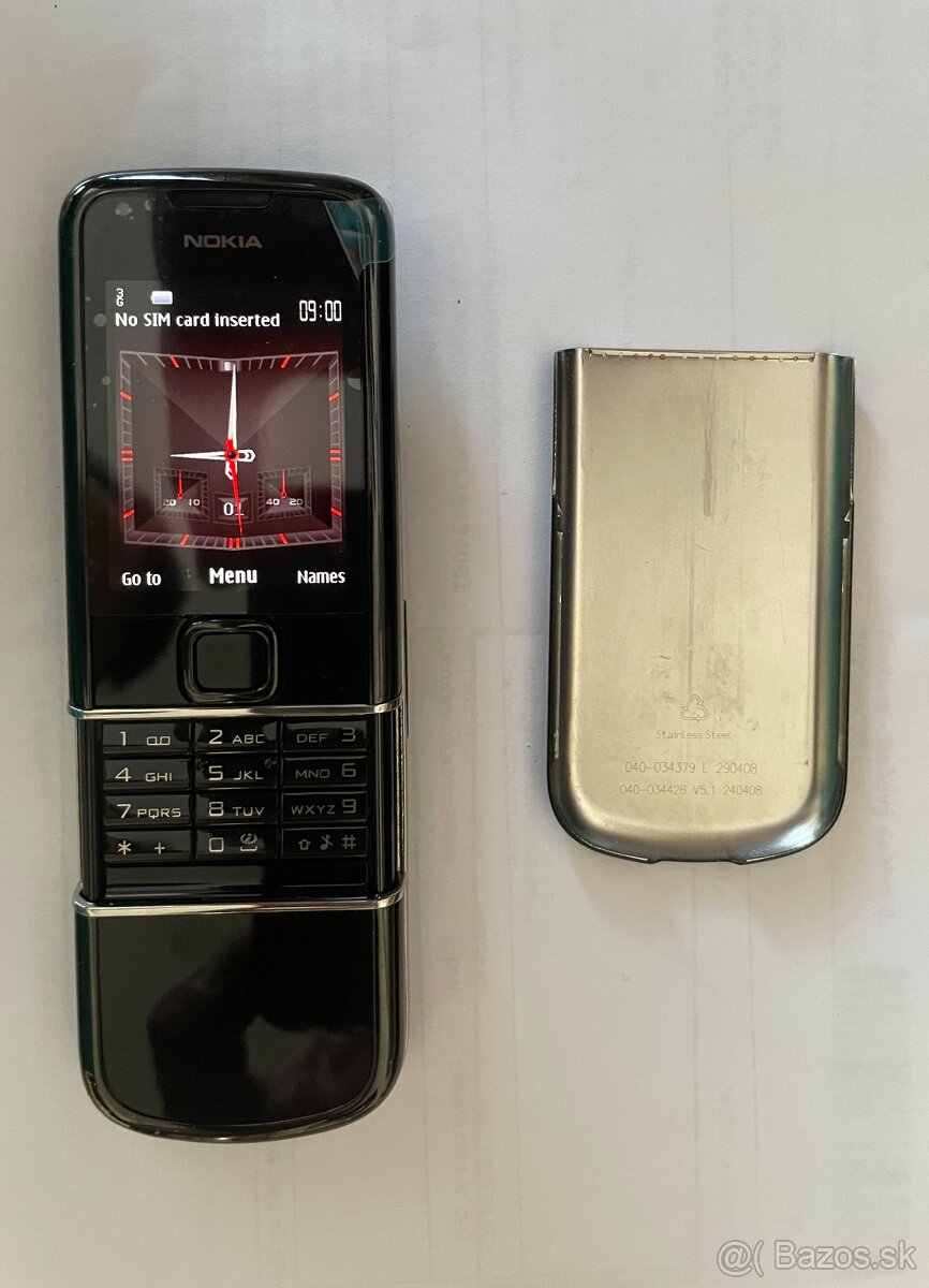 Nokia 8800 arte black top stav - 14