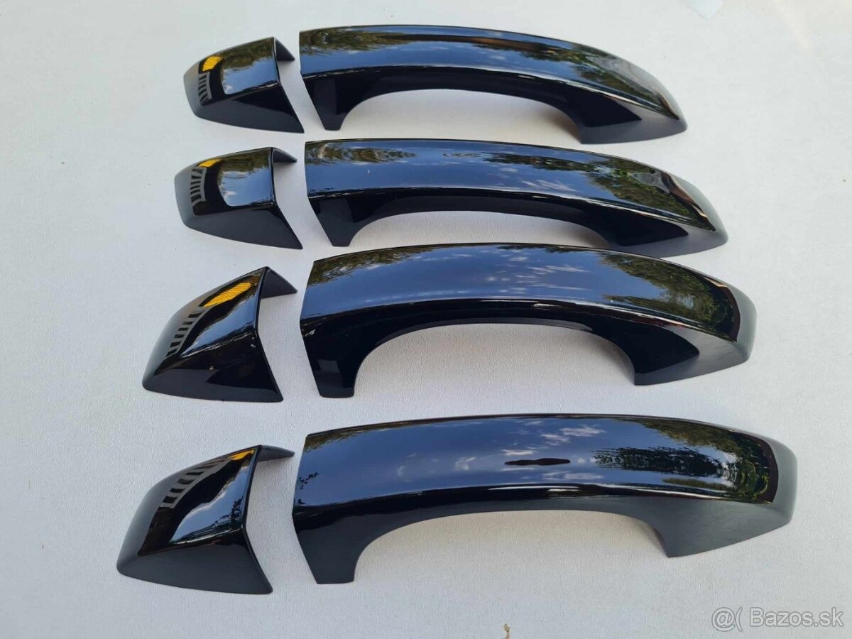 ČIERNE krytky klučiek - ŠKODA VOLKSWAGEN SEAT - 14