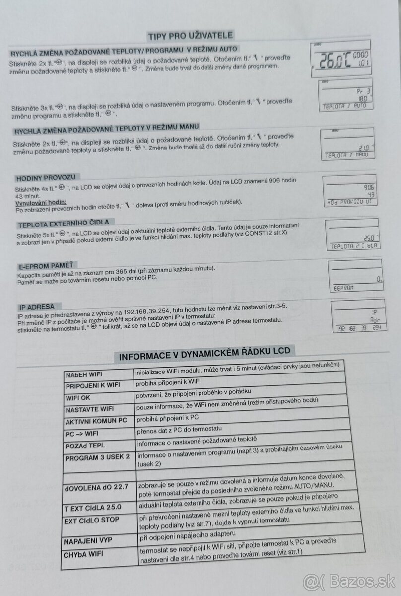 Elektrobock PT32 WIFI izbovy termostat - 14