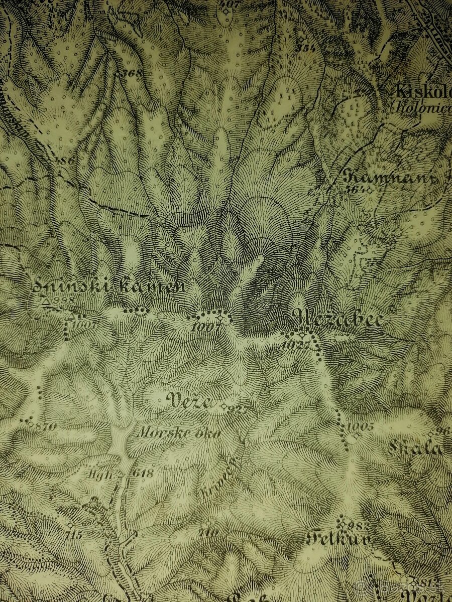 Stará mapa Humenné a okolie-1904. - 14