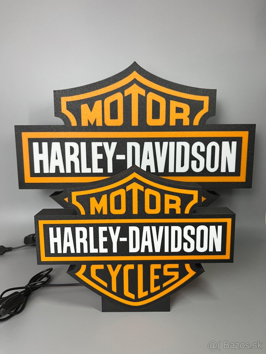 Harley Davidson LED Logo lampa - 14