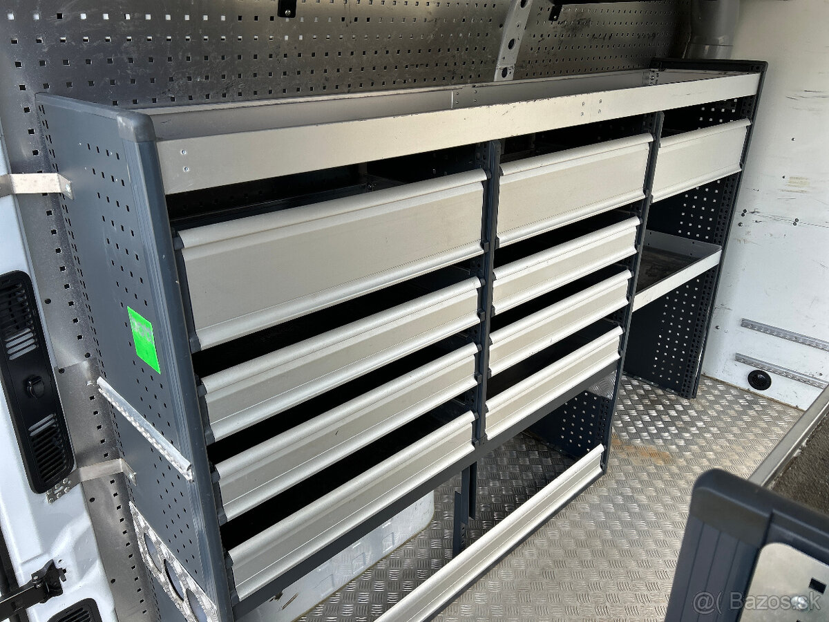 Renault Master 2.3 - regálový systém BOTT + žeriav, DPH - 14