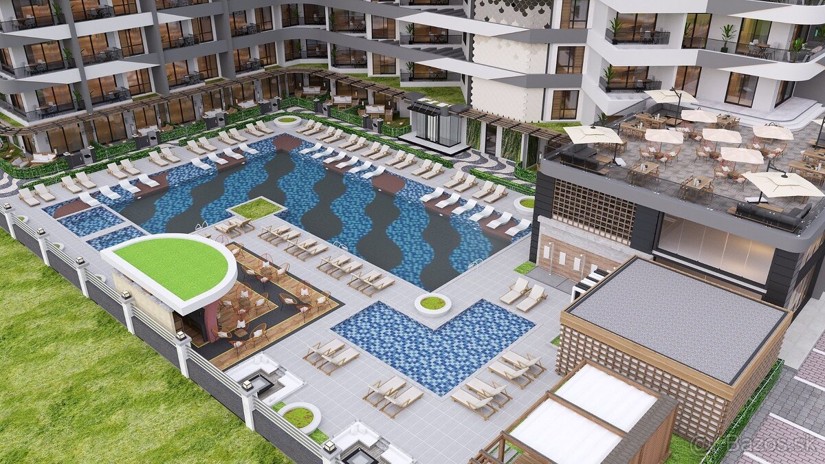 Apartmány s výhľadom na more a súkromnou plážou v Lefke Seve - 14