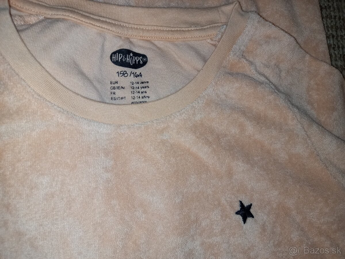 Dievč. rifle, nohavice, elasťáky veľ.XS,S, 164 + bunda - 14