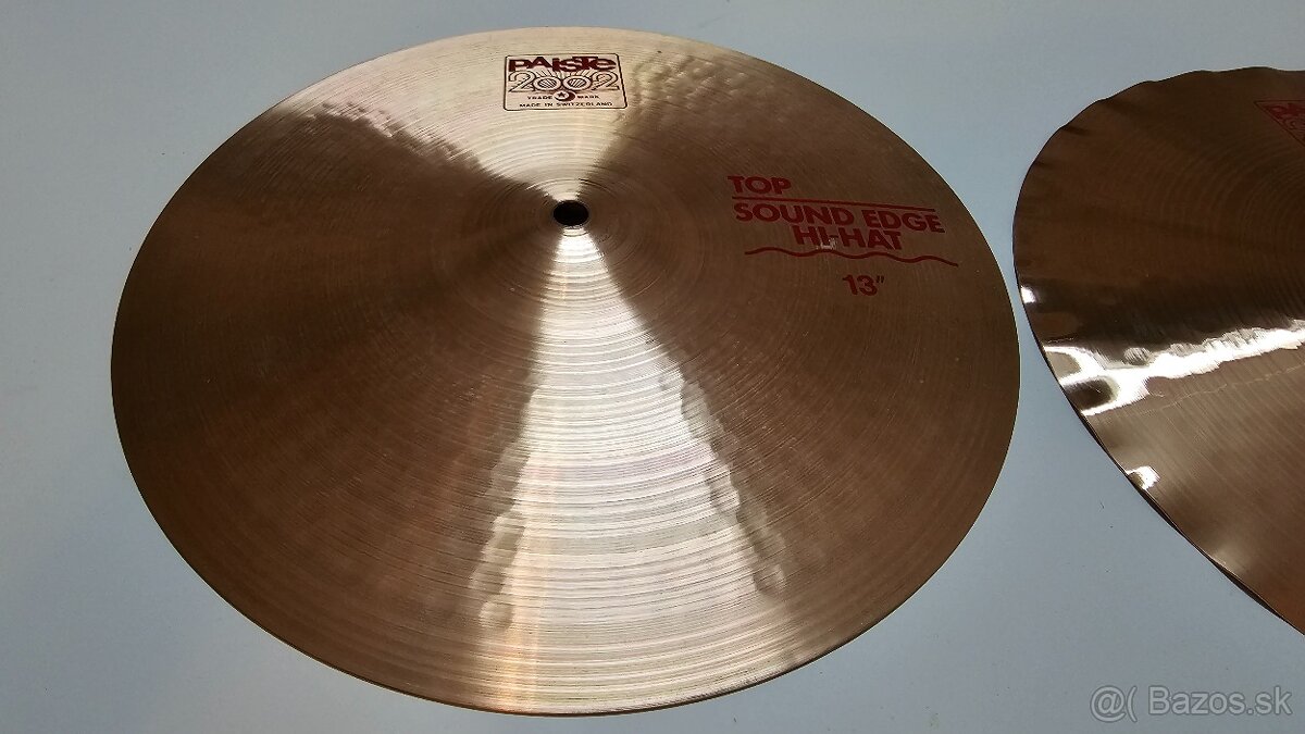 PAISTE 2002 13" HI-HAT, SOUND EDGE - 14