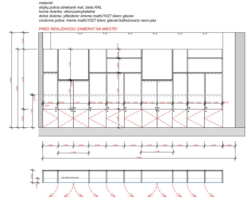 Luxusné predajné vitríny s LED osvetlením - 14
