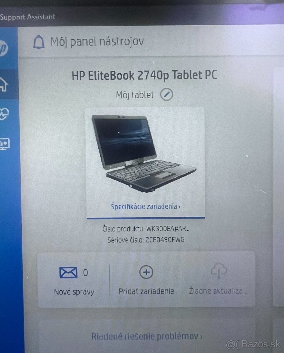 HP Elitebook 2740p Tablet PC - 14