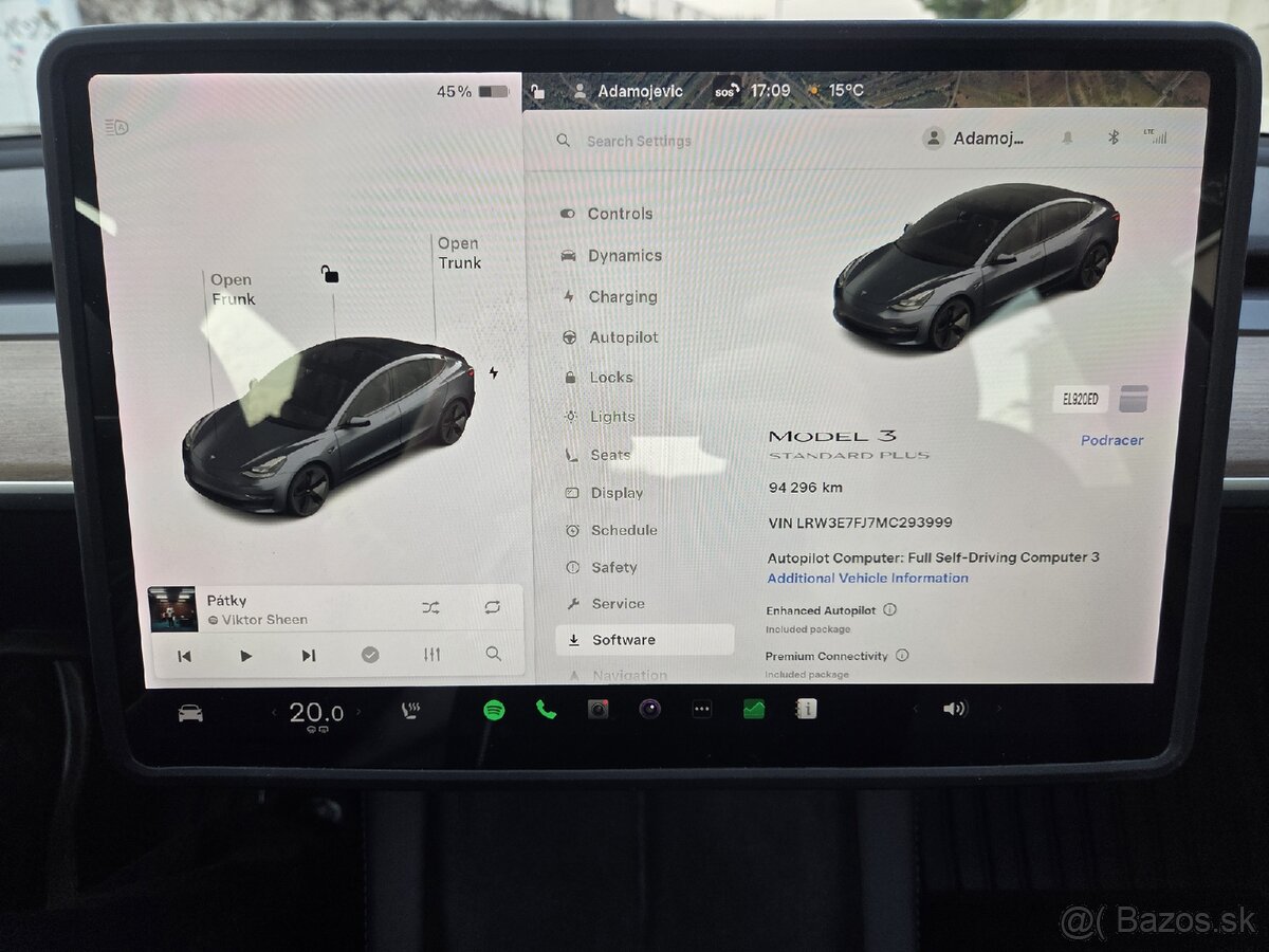 Tesla Model 3 Refresh SR+ 55kWh LFP RWD, 239kW, EAP - 14