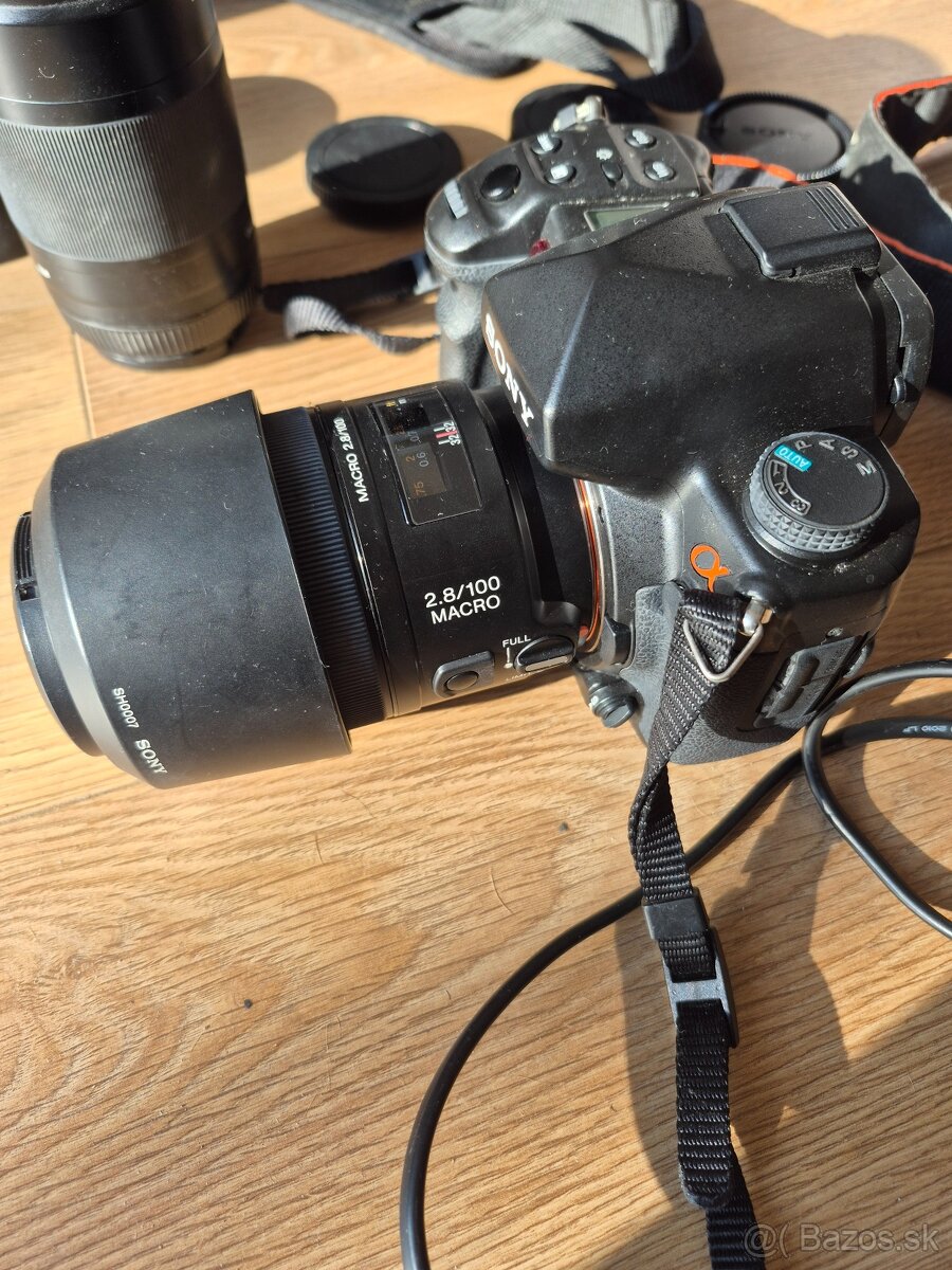 Profesionálny Full-frame set Sony Alpha A900 + A100 + 4 obje - 14