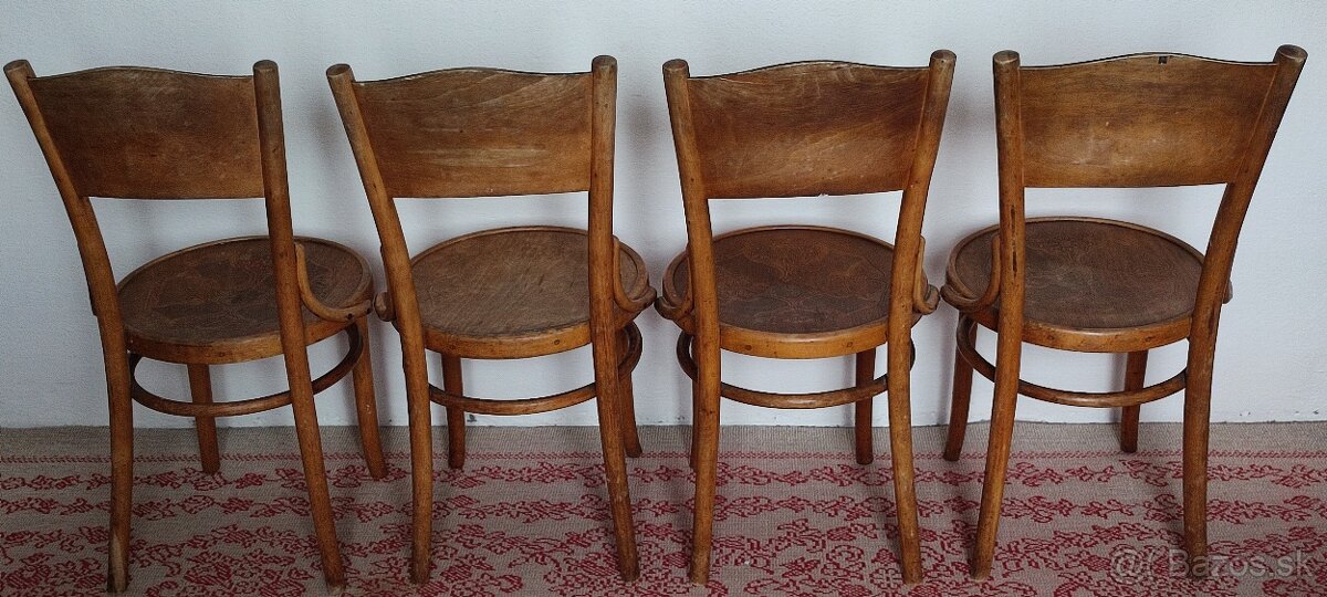 Staré cca 100r. stoličky - zn. Mundus Thonet - 14