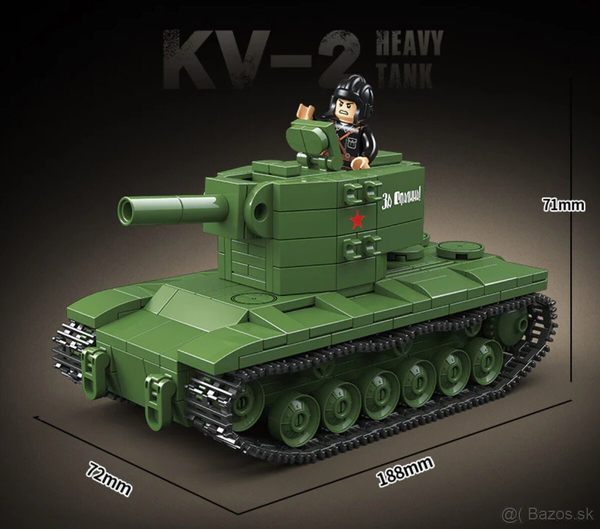 Stavebnice tankov + postavičky - typ lego - nové - 14