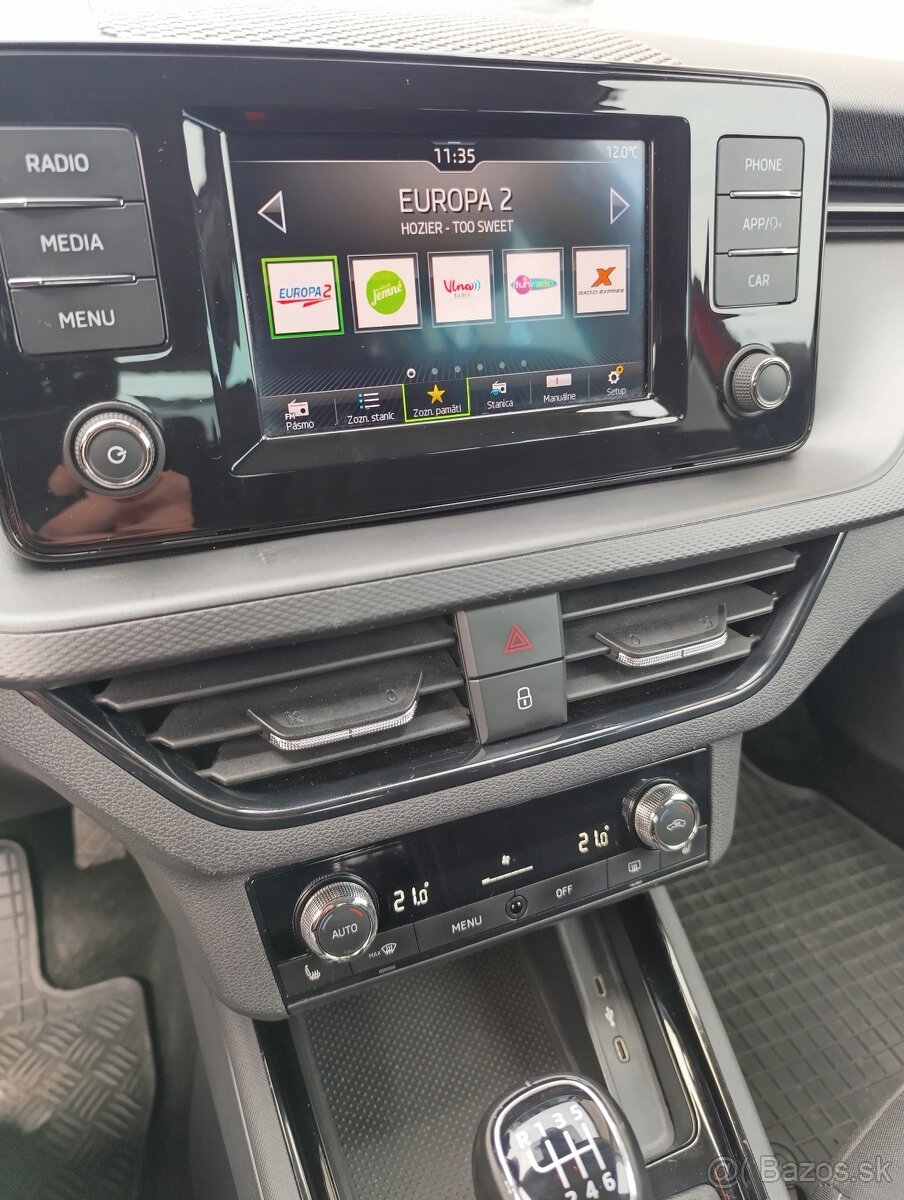 Škoda Kamiq 6-st manuál, benzín, 85kw, rv 7/2020, 80000 km - 14