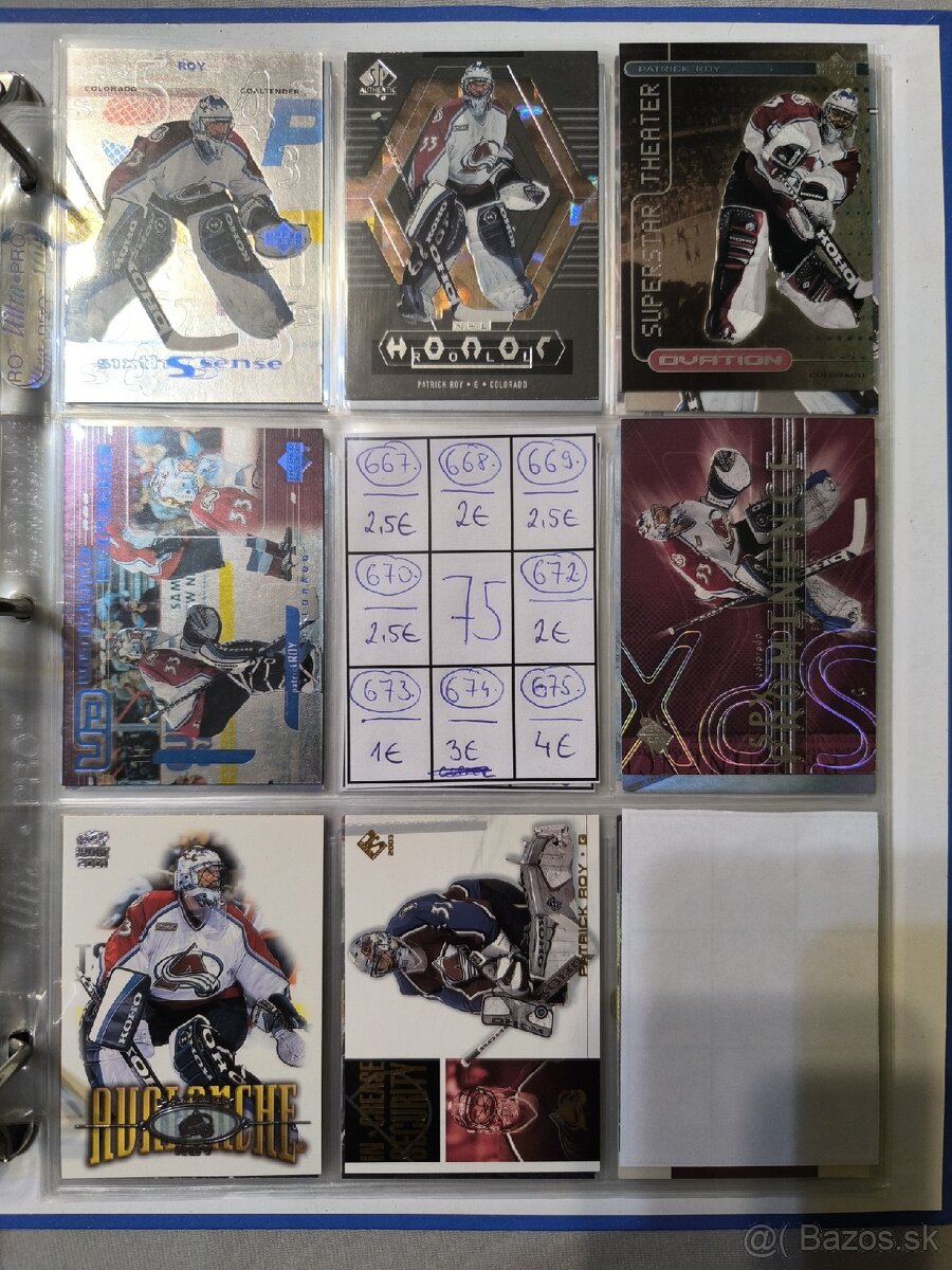 Hokejové kartičky - Patrick Roy 3 - 14