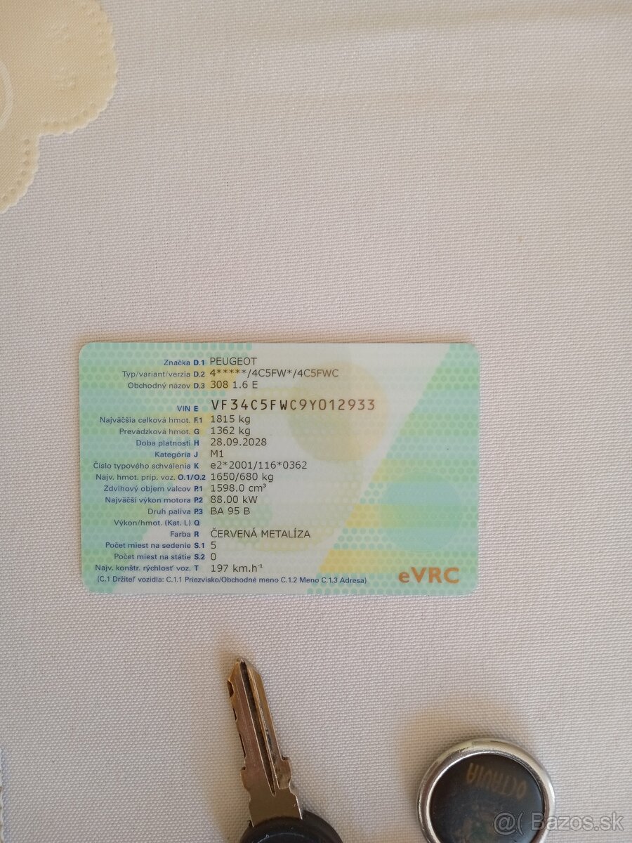 Predam Peugeot 308 1.6 benzin - 14