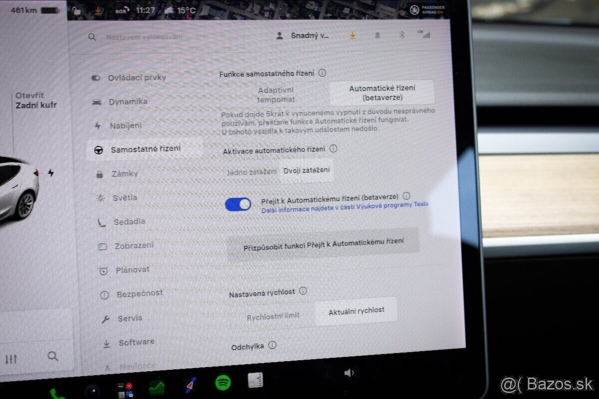 Tesla 3 Long Range Refresh EAP 95% SOH, Matrix, Dvojskl o - 14