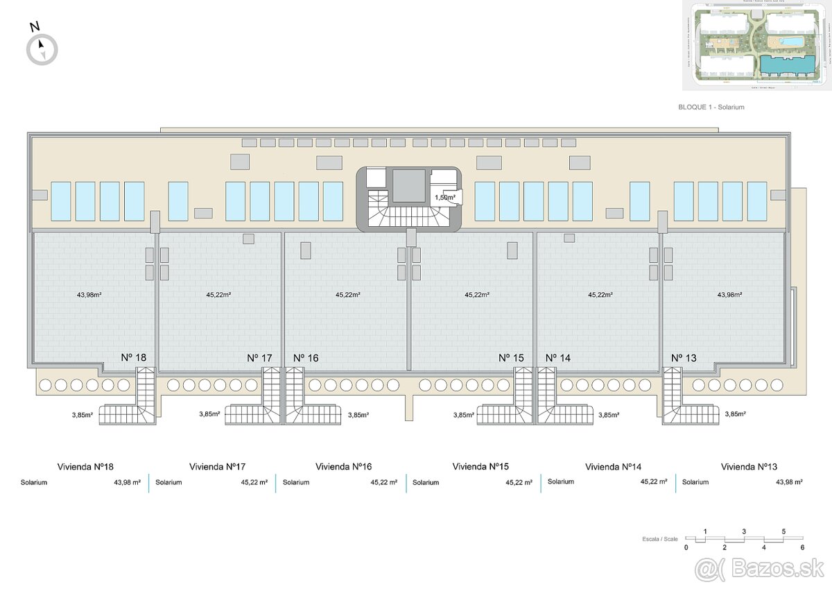 Elegantné apartmány s bazénom v Pilar de la Horadada - 14