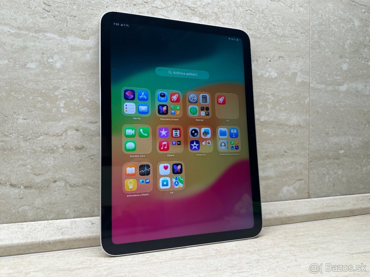 Apple iPad 10.9 (2022) 256GB Wi-Fi Silver, záruka - 14