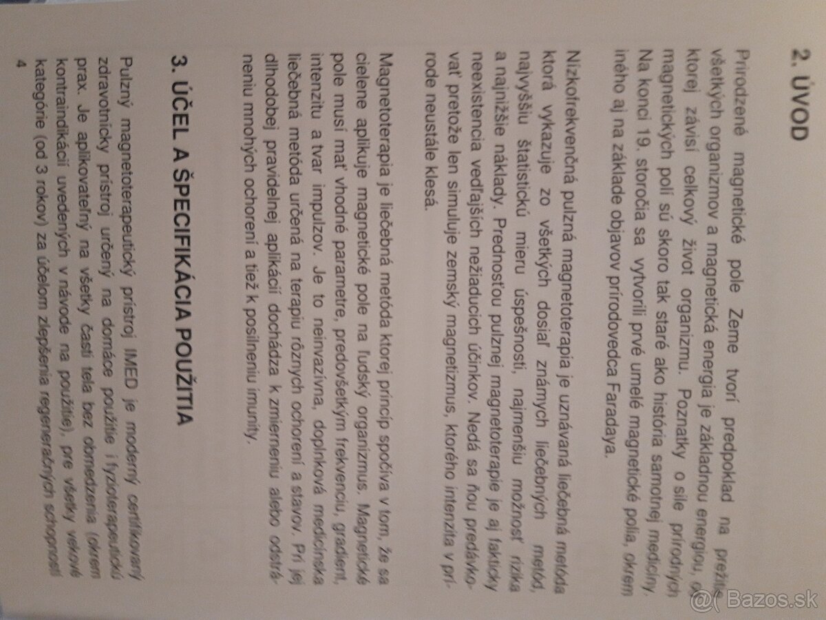 Magnetoterapia- celotelová- zn.IMED - 14