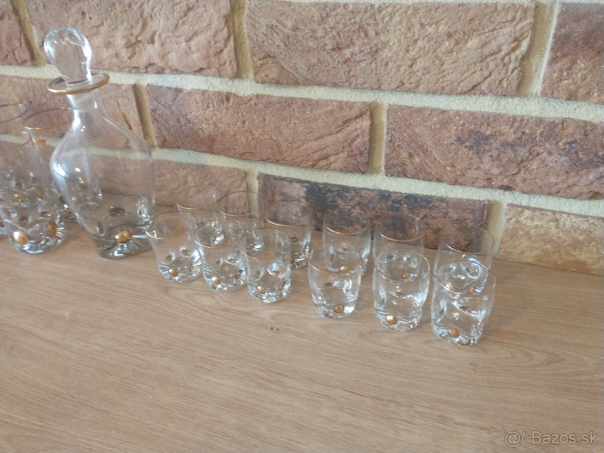 poháre zlatý jano,zlatá zuzana, karafa, džbán, nádoba na ľad - 14