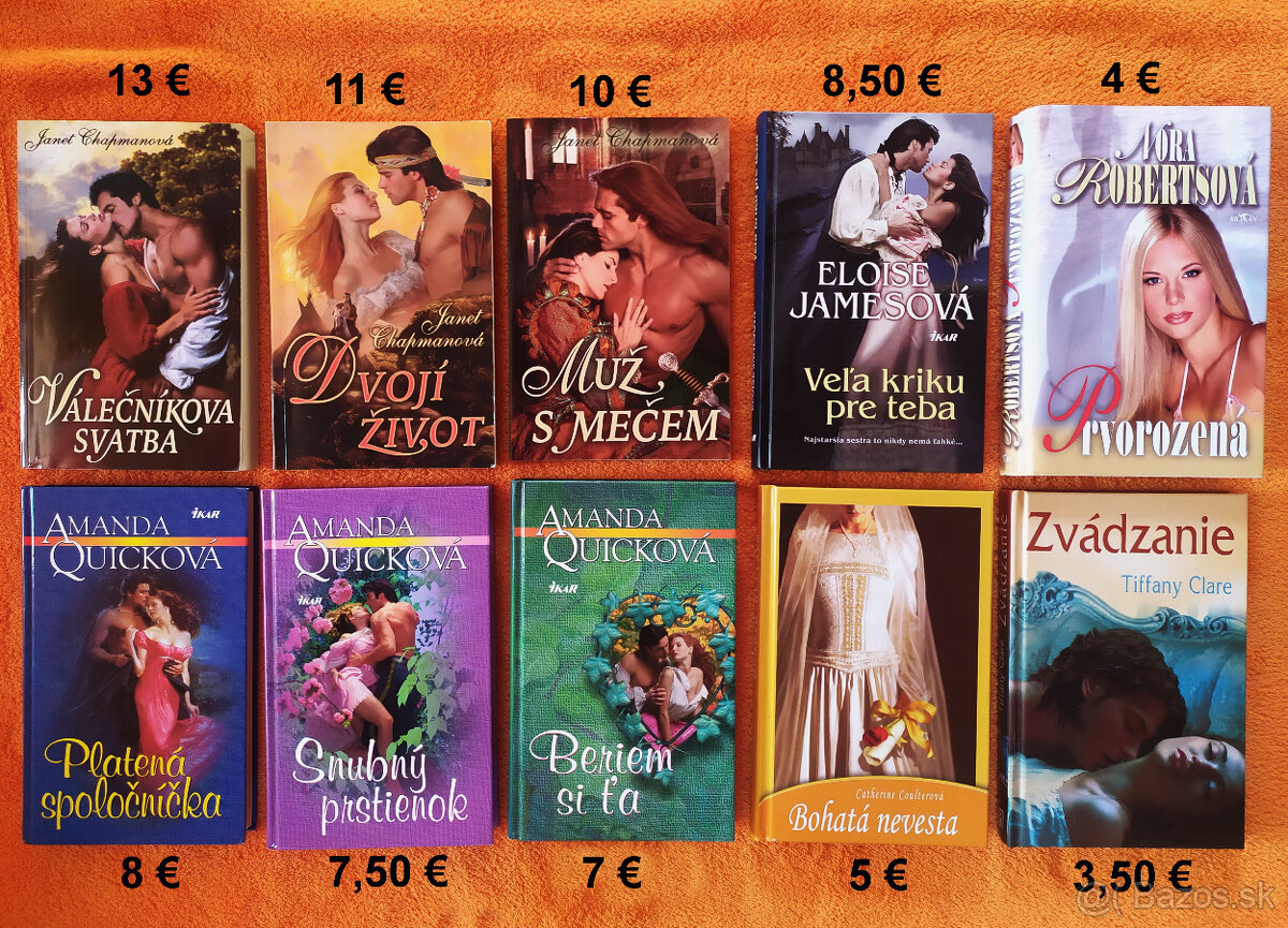 Romány, beletria, romantické, historické, detské knihy - 14