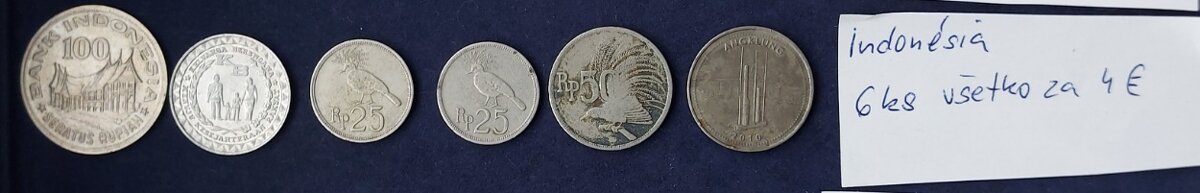 Zbierka mincí - svet, ďaleký Východ (Ázia) a iné - 14