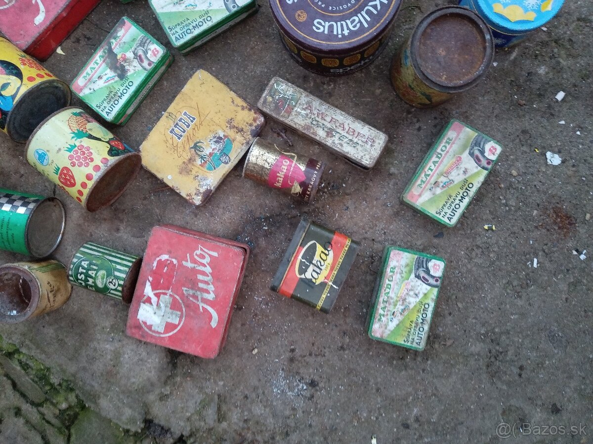 Auto veterán veci plechovky - 14