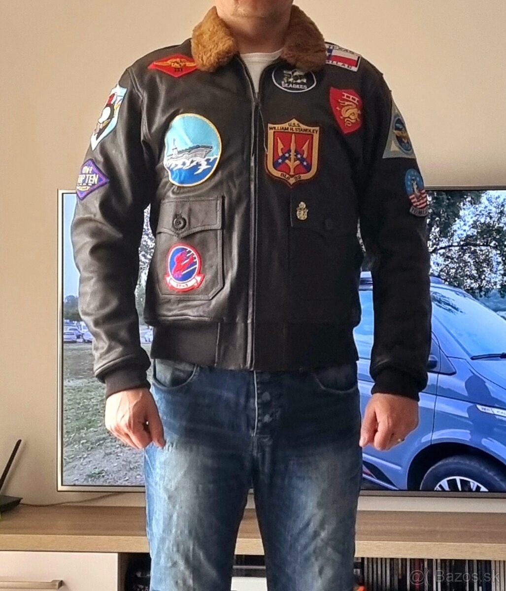 Kožená bunda Top Gun - 14