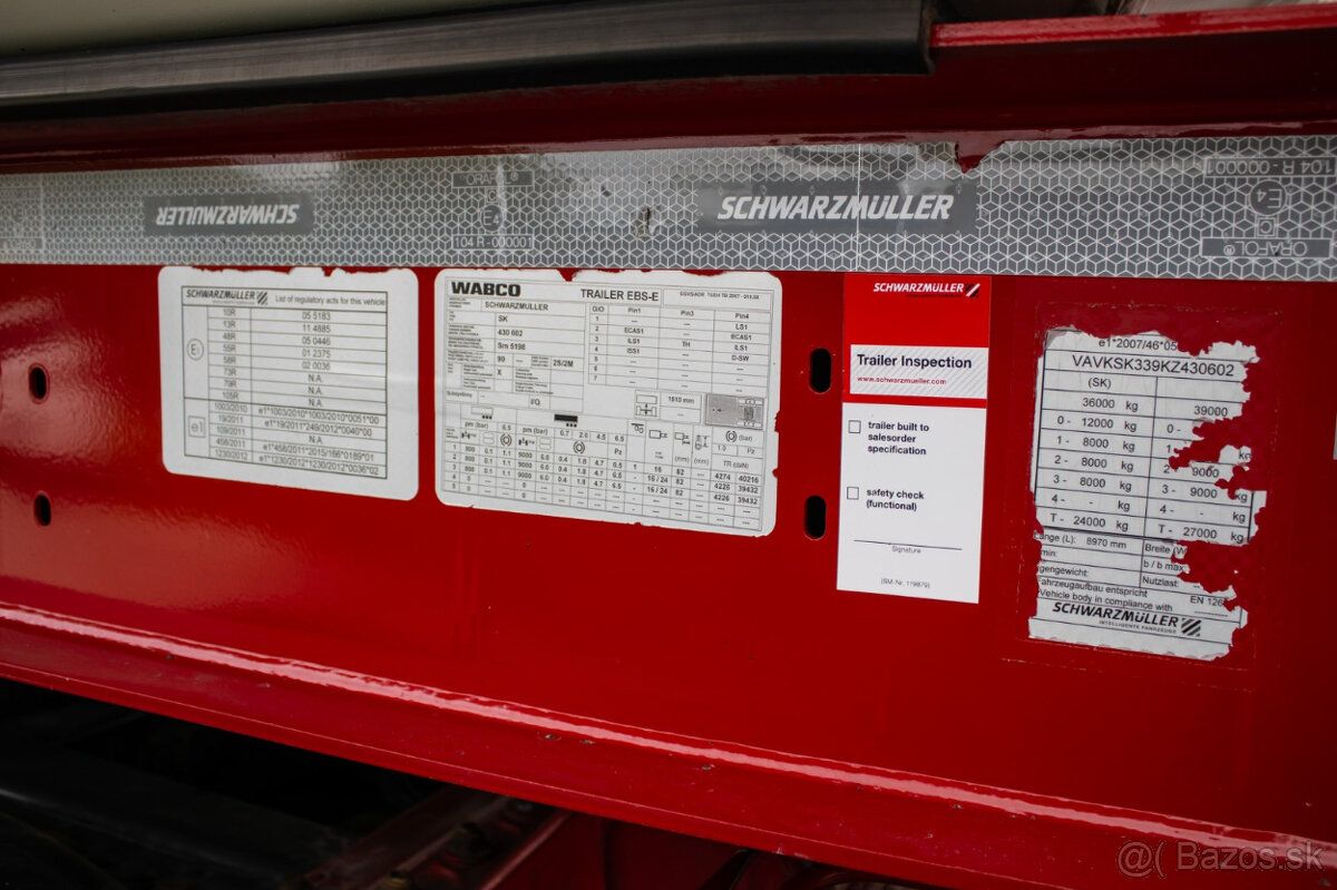 Vyklápací náves Schwarzmuller - sklápací náves - 14