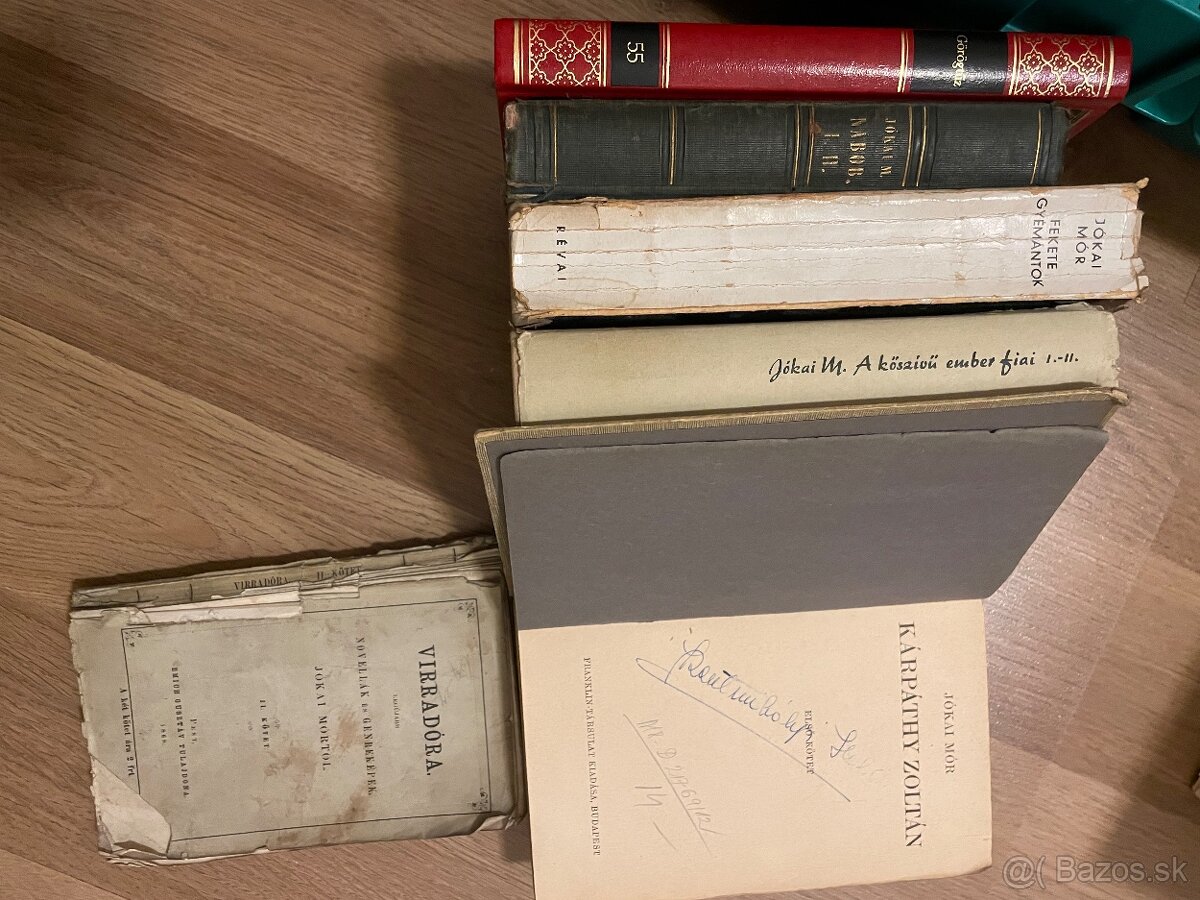 Knihy staré maďarské 1 - 14