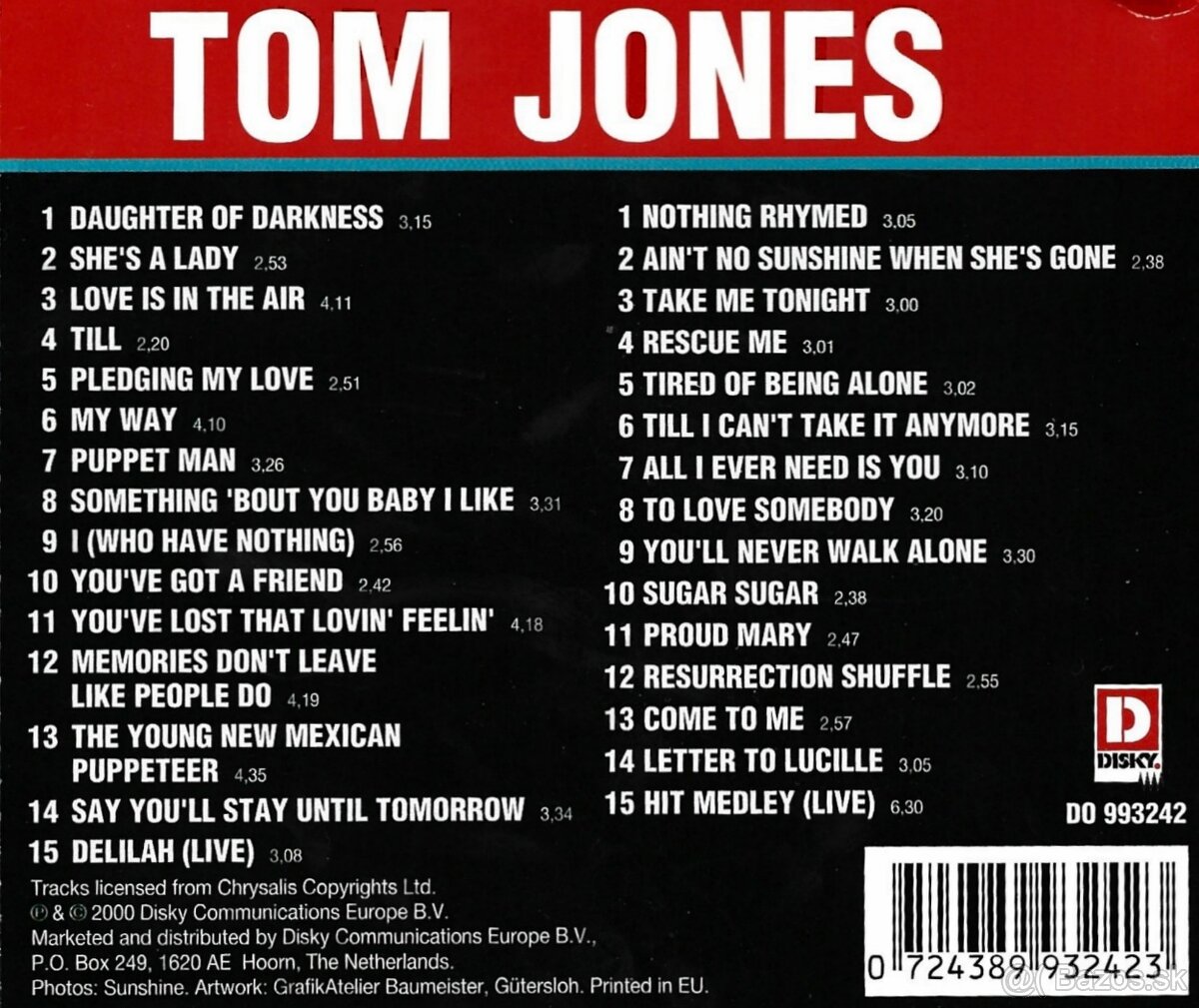 CD country, R.Orbison, Little Richard, Tom Jones,… - 14