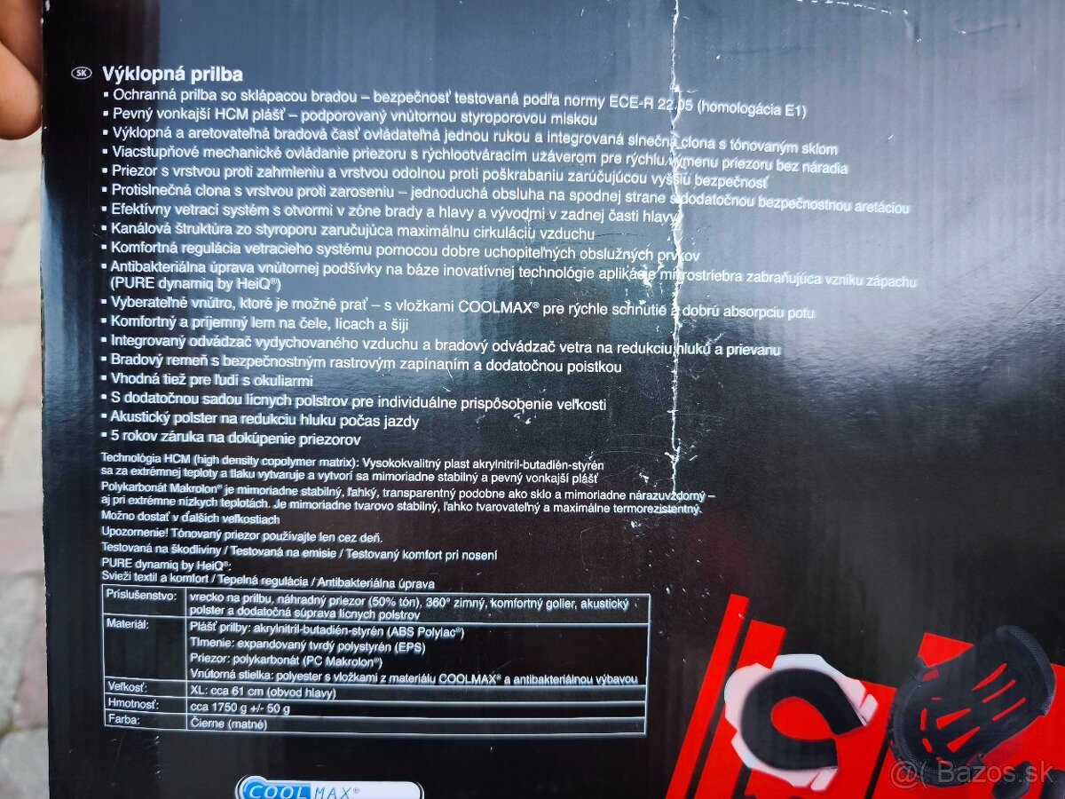 Výklopná prilba/ helma - 14