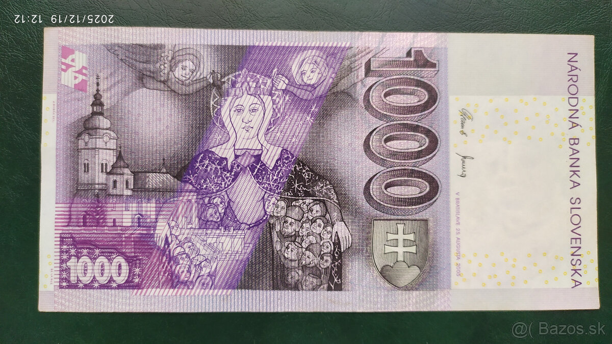 Bankovky 1000 Sk, 4 rôzne ročníky - 14