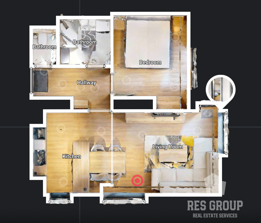 Na prenájom, 2 izbový byt Pinia Martin, RES group - 14