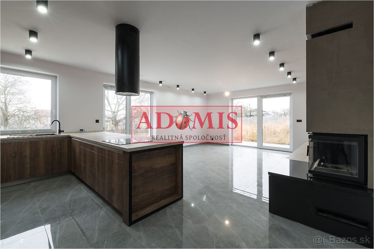 ADOMIS - predám 5-izbový bungalov1, 123m2,Ortáše 607m2, iba - 14