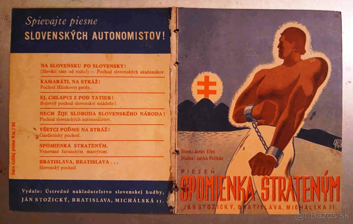 Slovenský štat- predám dobove noty-piesne,rozne..Pochody HG, - 14