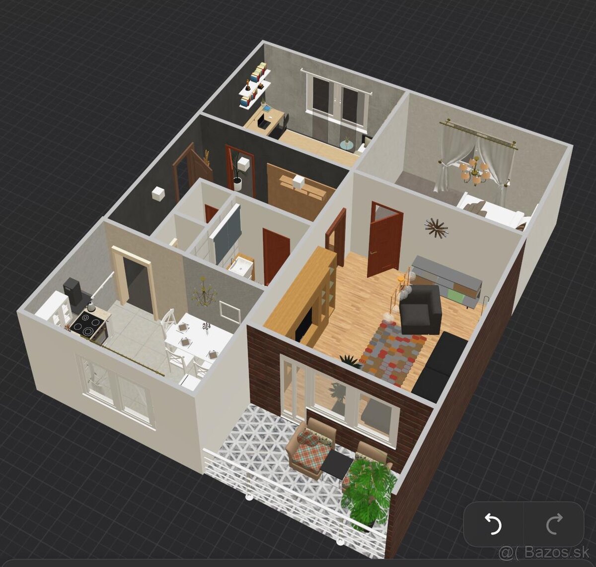 Priestranný 3-izbový byt s výhľadom na Vysoké Tatry - 14