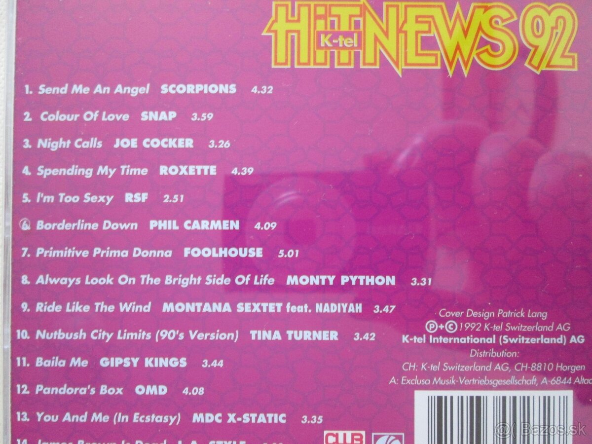 SMASH HITS,CHART HITS,MAXIMUM DANCE,HITS NEWS92,SUPER ITALIA - 14