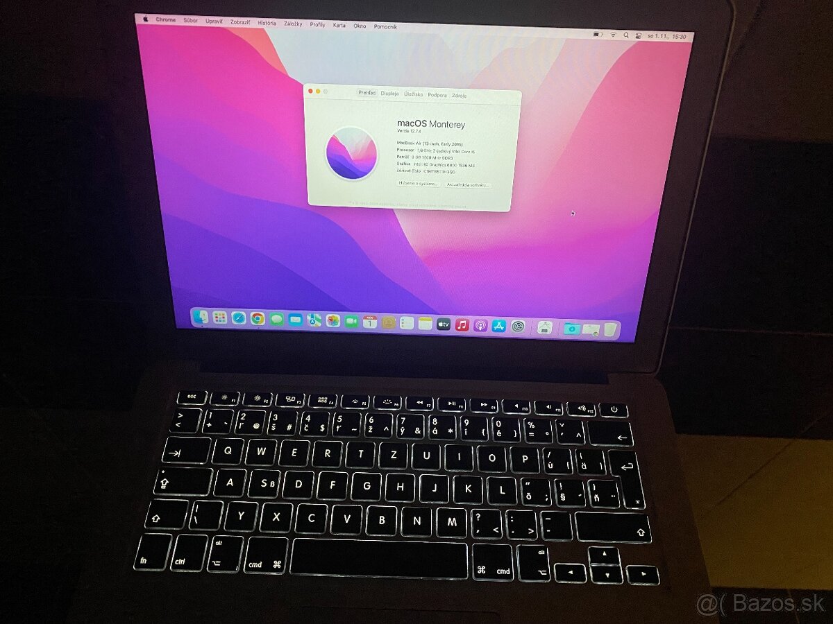 Apple MacBook Air 2015, i5, 128GB SSD, 8GB RAM - 14