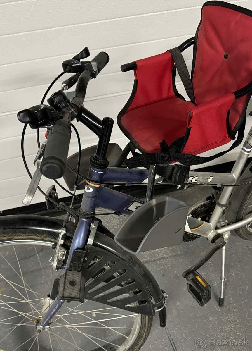 Detská sedačka na bicykel + chrániče na nôžky grátis - 14