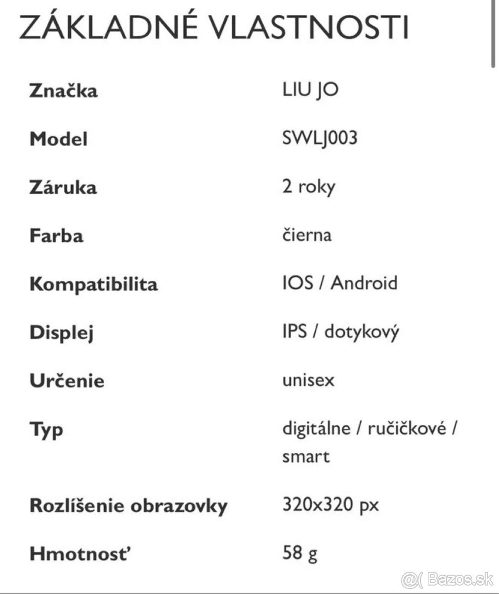 Liu Jo smart hodinky - 14